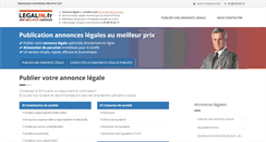Desktop Screenshot of legalin.fr