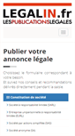 Mobile Screenshot of legalin.fr